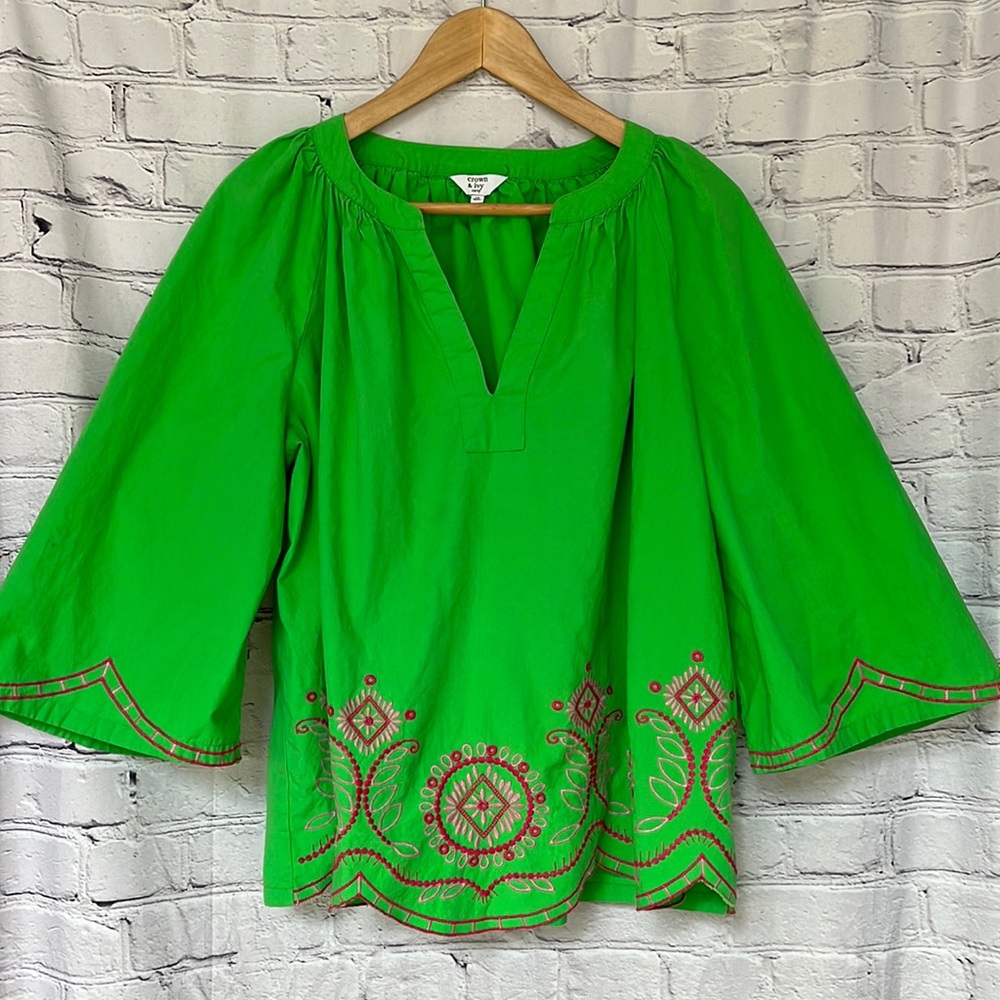Crown & Ivy • Embroidered Tunic